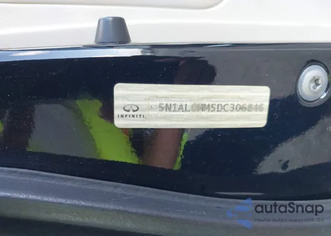 2013 Infiniti Jx35 из США, поврежденный, VIN 5N1AL0MM5DC306846